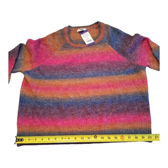 NWT BB Dakota Steve Madden Pink Ombré Sweater Pullover Crewneck size XXL NWT - Picture 9 of 12